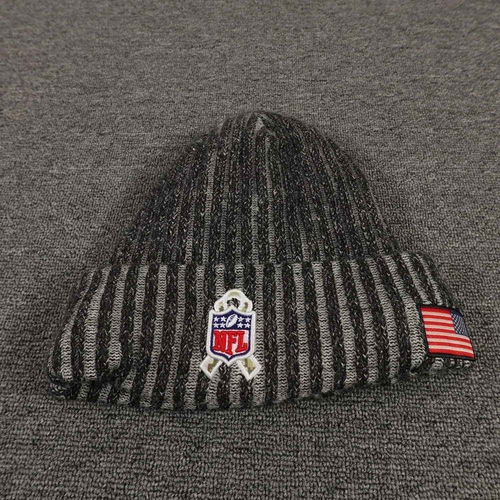 Kansas City Chiefs Beanie Hat Cap‎ Mens One Size Gray NFL Football New Era Camo